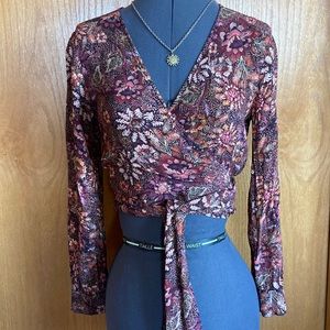 Anthropologie Kachel Wrap Top